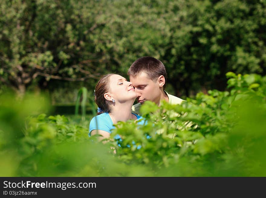 Couple in the park