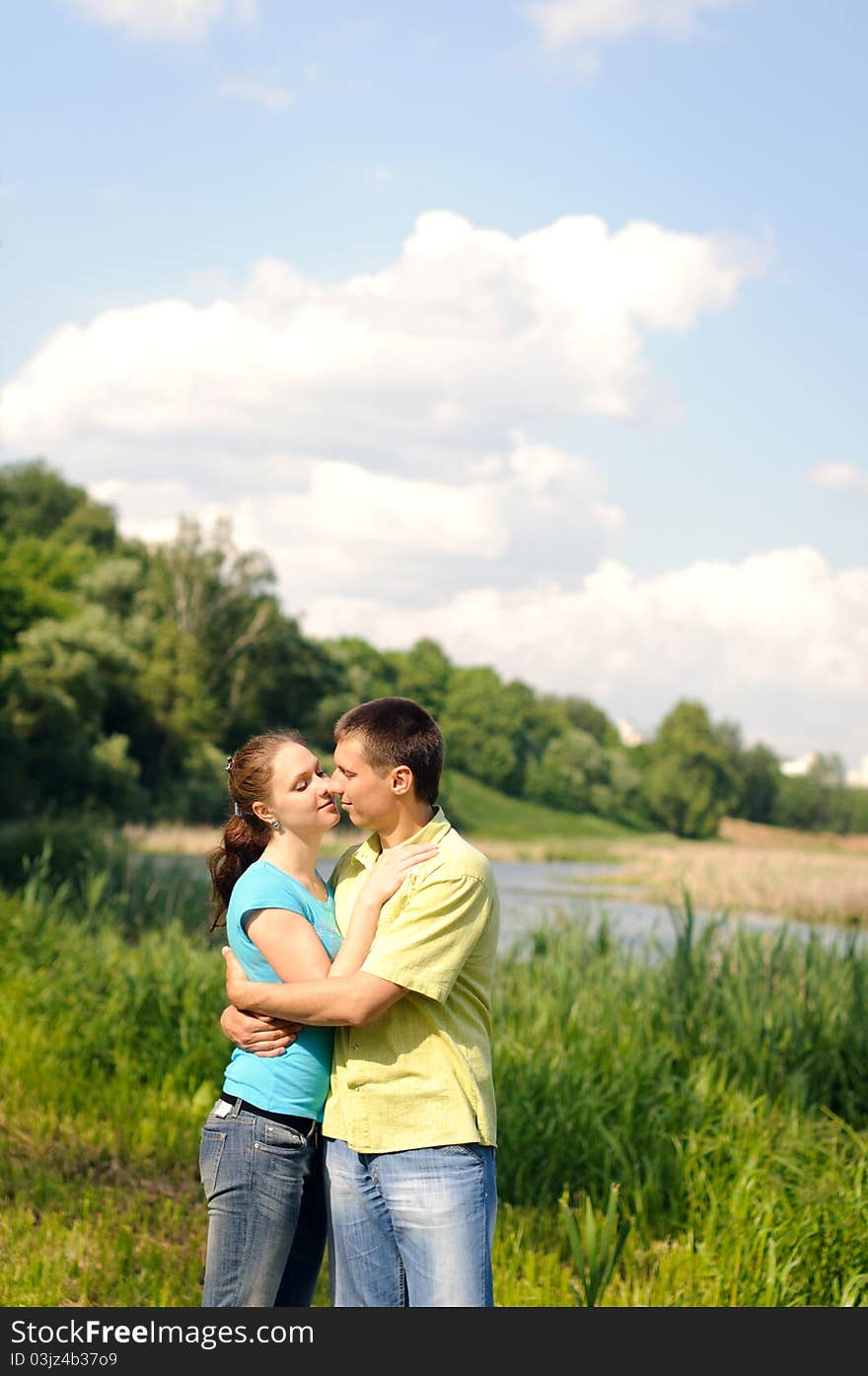 Couple in the park