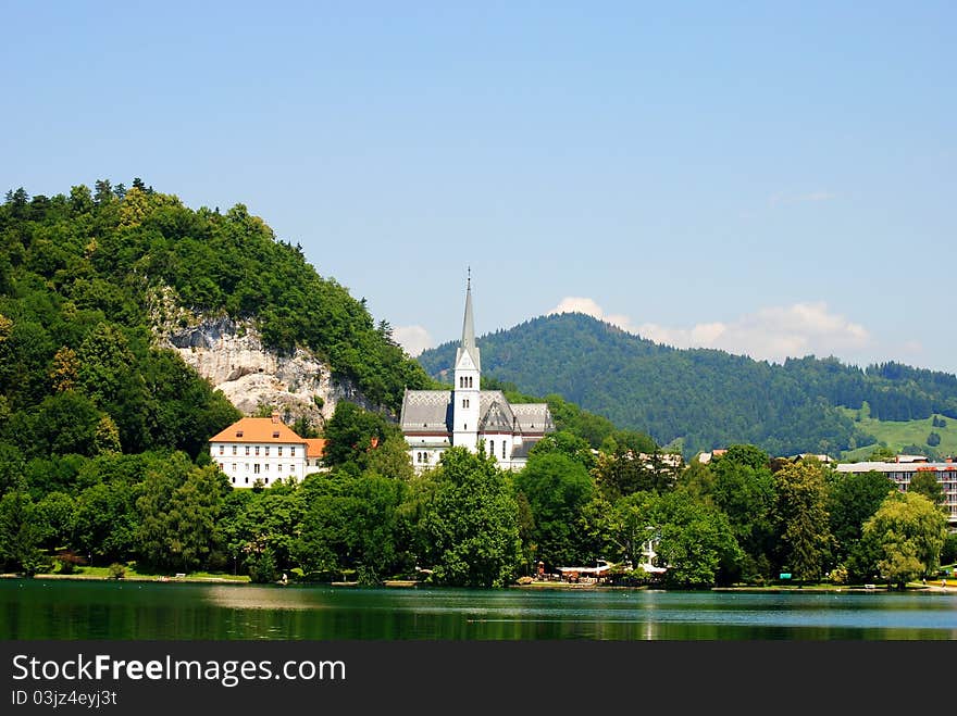 Church Near Bled Lake