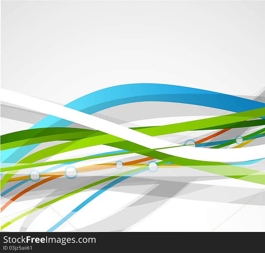 Vector color lines. Abstract vector background