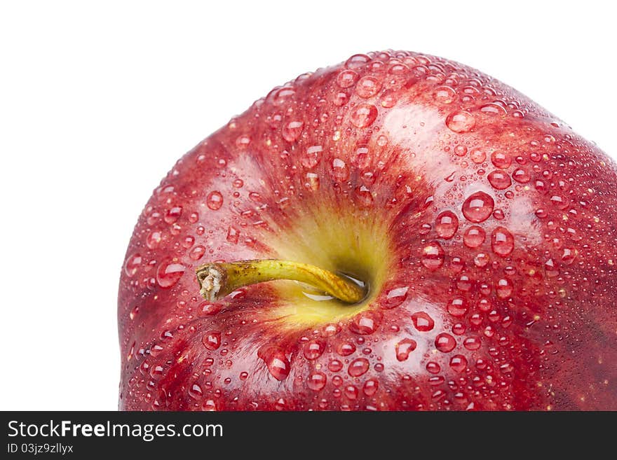 A red delicious apple