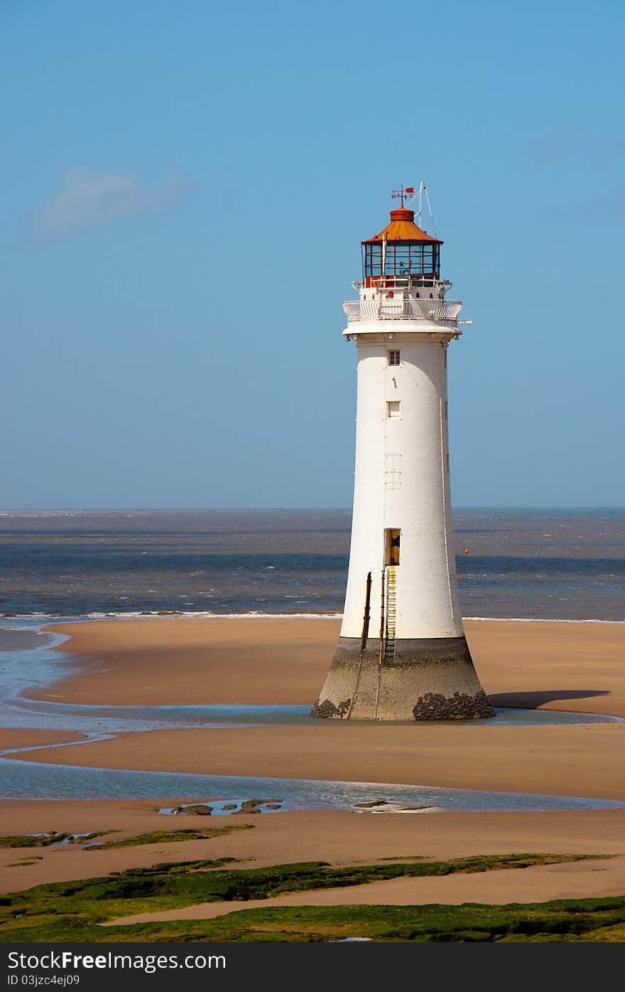 New Brighton Lighthouse, Merseyside, UK