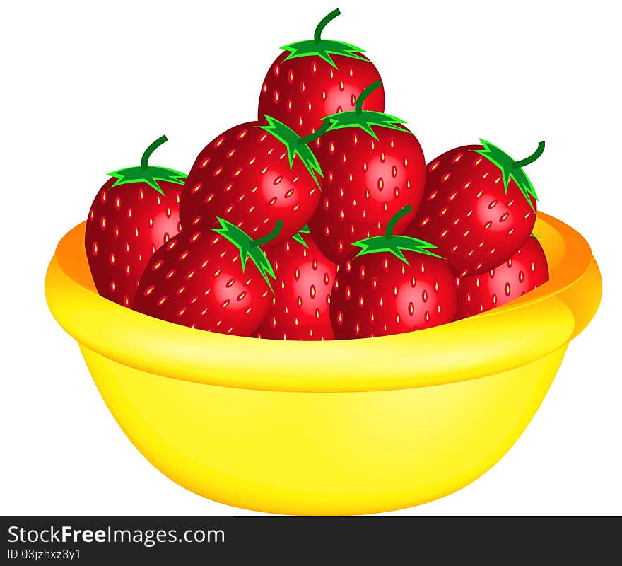 Red strawberries