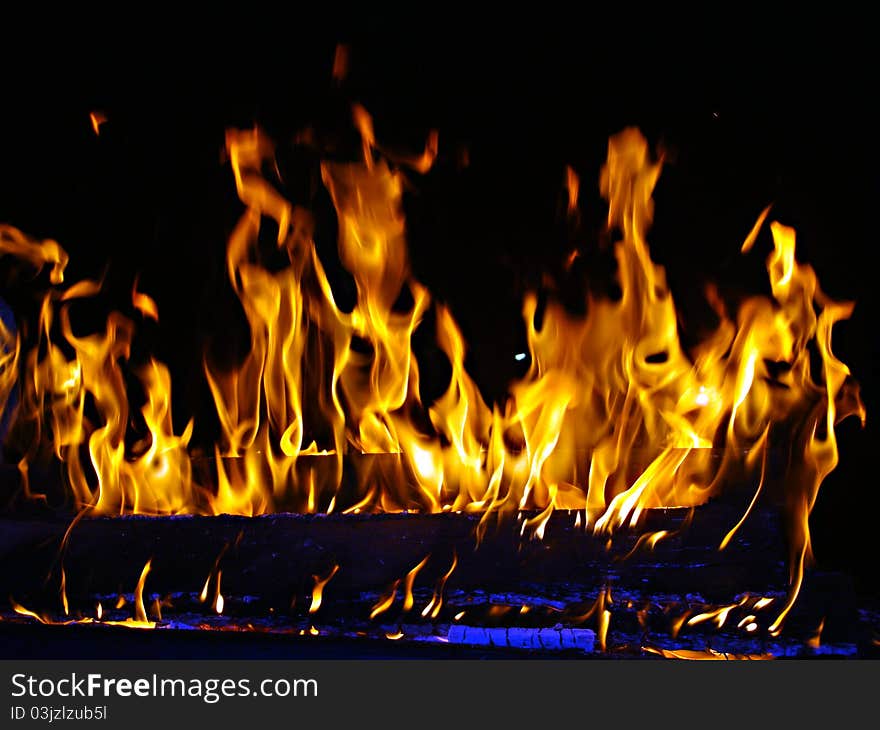 Night Fire on a black background.