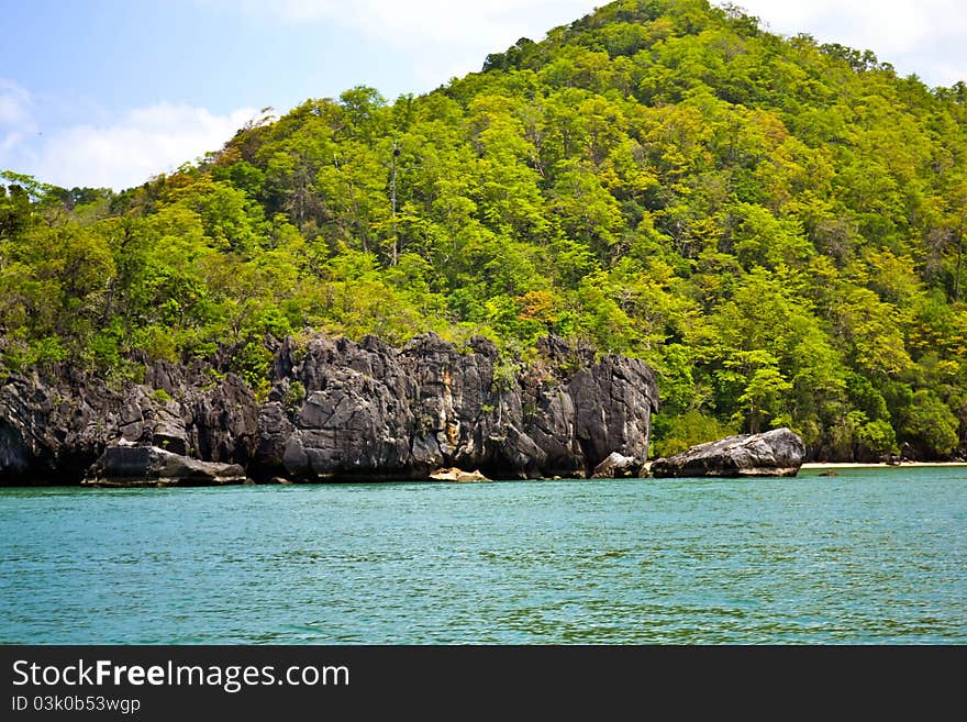 The beach,south of thailand