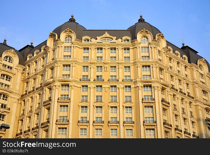 Hotel Facade And Roof