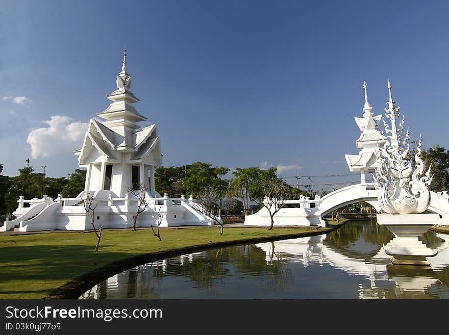 The white temple , Wat Rongkhun - Thailand