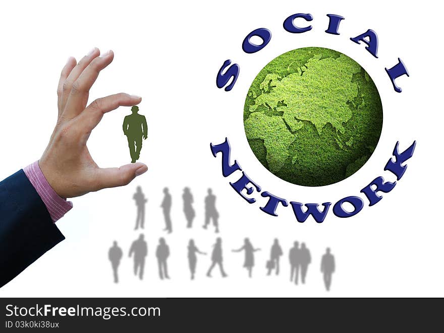 Art work of concepts for all social network business. Art work of concepts for all social network business