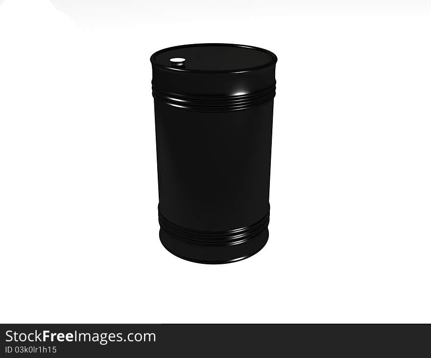 Black oil fuel barrel