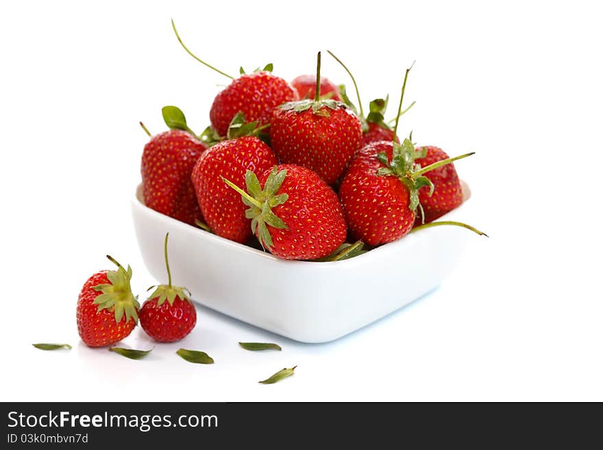 Strawberries in a bowl