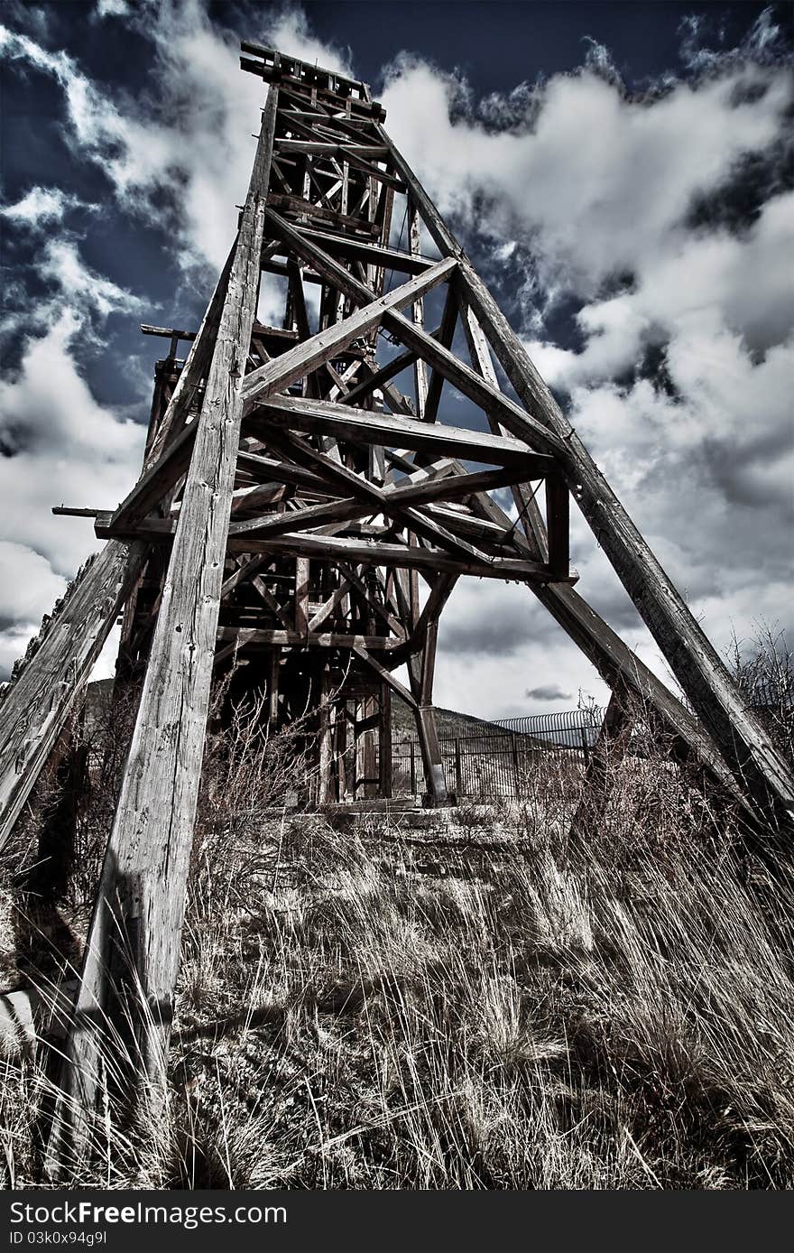 Old Gold Mine In Colorado