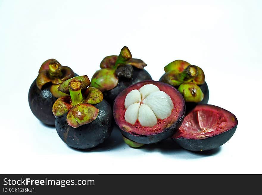 Mangosteen is Queen of fruit in thailand