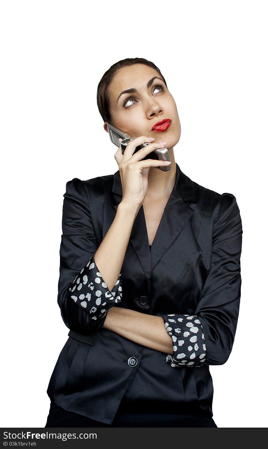 Businesswoman Talking On The Phone