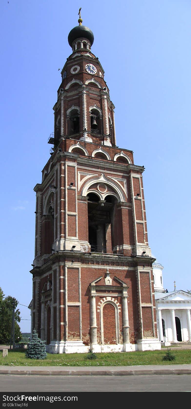 Old church in russian contry