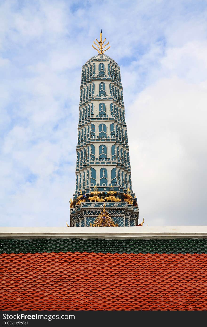 Wat Pho buddhist temple, Bangkok, Thailand.