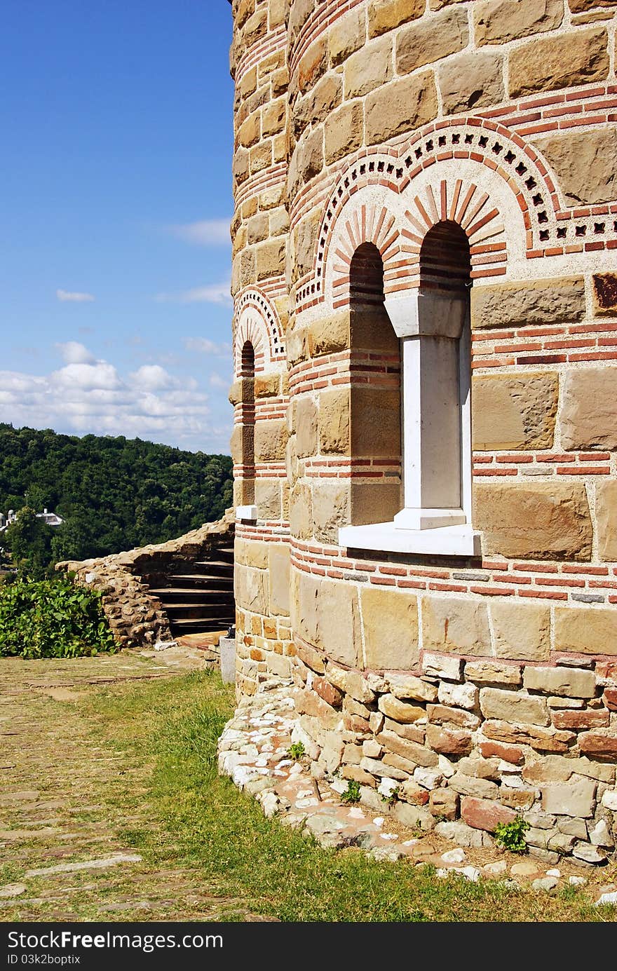 Detail of Trapezista church near Veliko Tarnovo. Detail of Trapezista church near Veliko Tarnovo