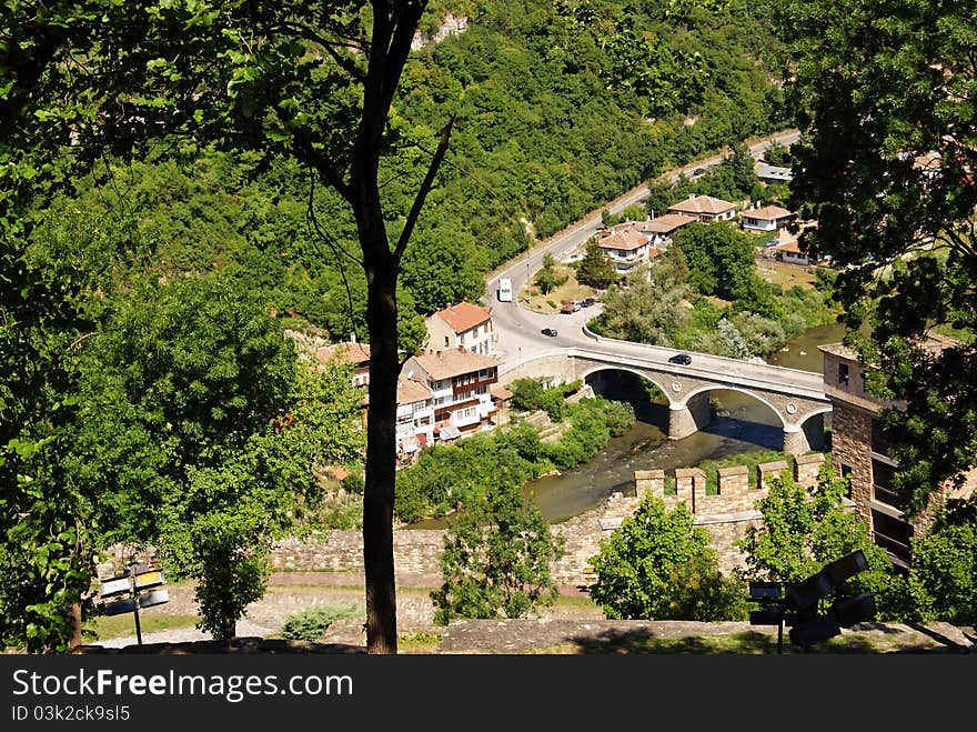 Bridge over Yantra river at Veliko Tarnovo. Bridge over Yantra river at Veliko Tarnovo