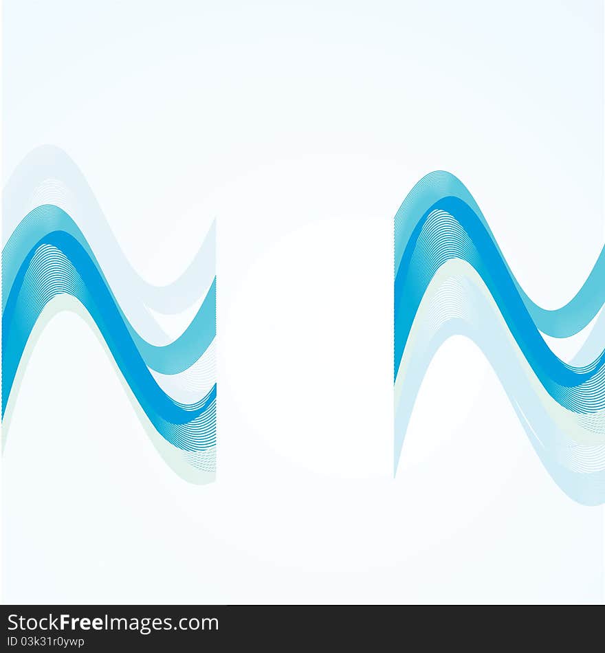 Wavy abstract background for your text