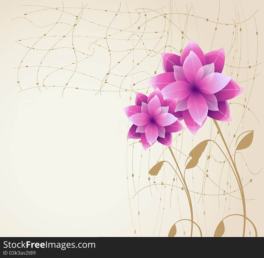 Romantic Flower Background