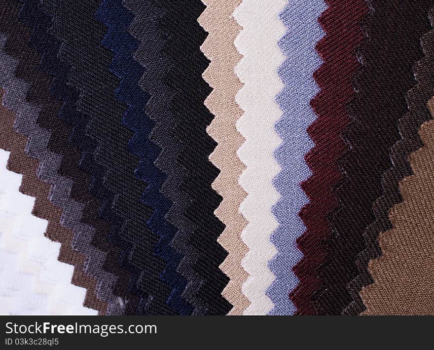 Fabric Color Samples Palette