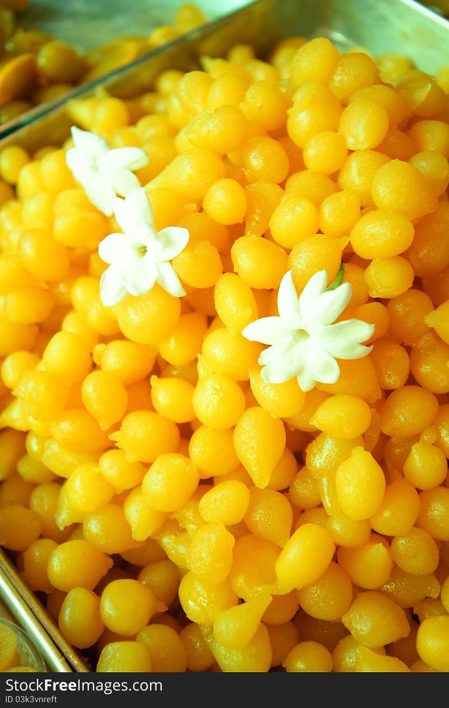 A group of Thai Sweetmeat.