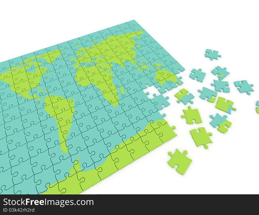 Puzzle Map