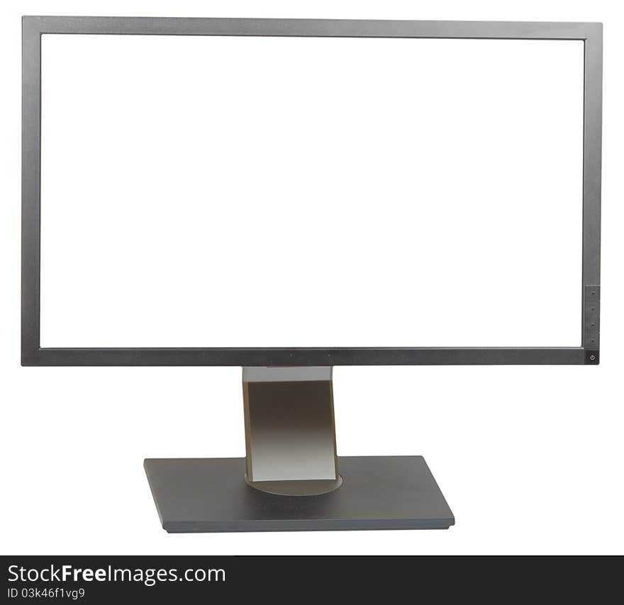 Monitor isolated on a white background