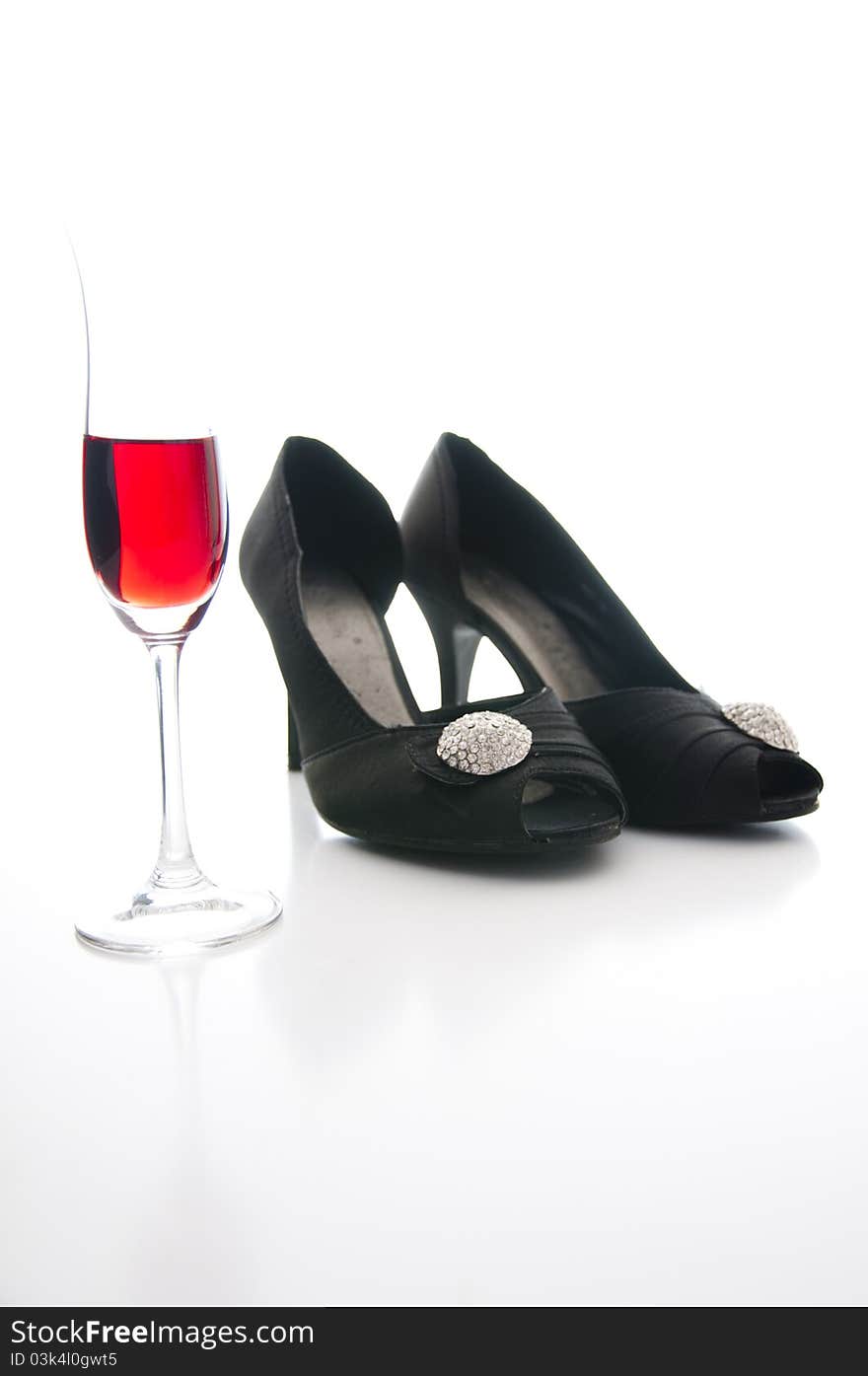 Red wine and shoes