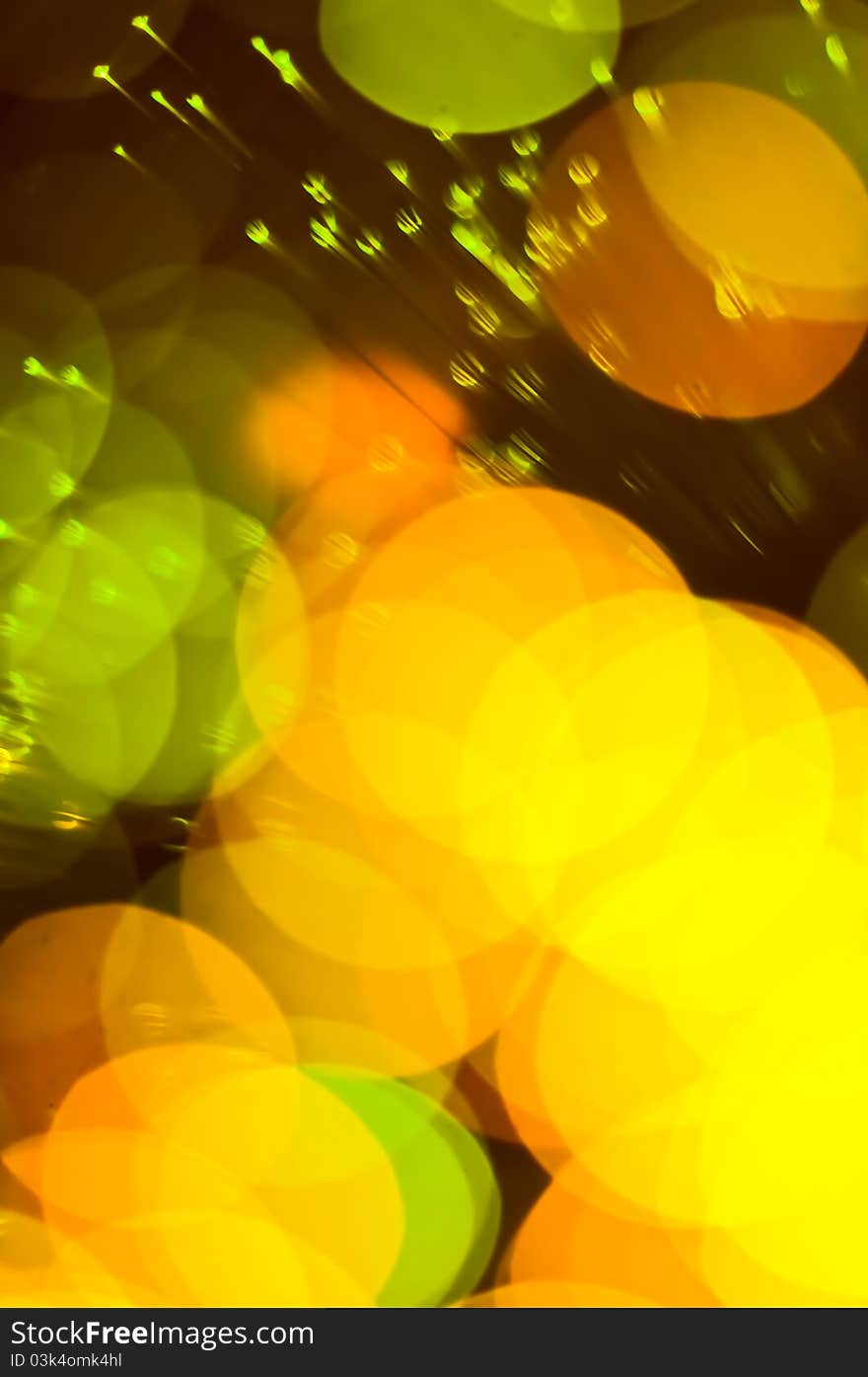 Abstract background of out of focus lights