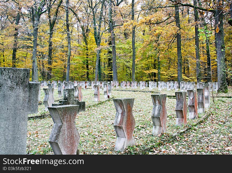 The Heroes Cemetery In Sibiu