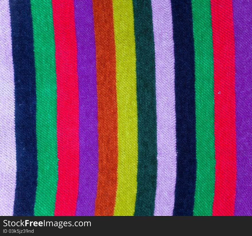 Colorful fabric pattern as background