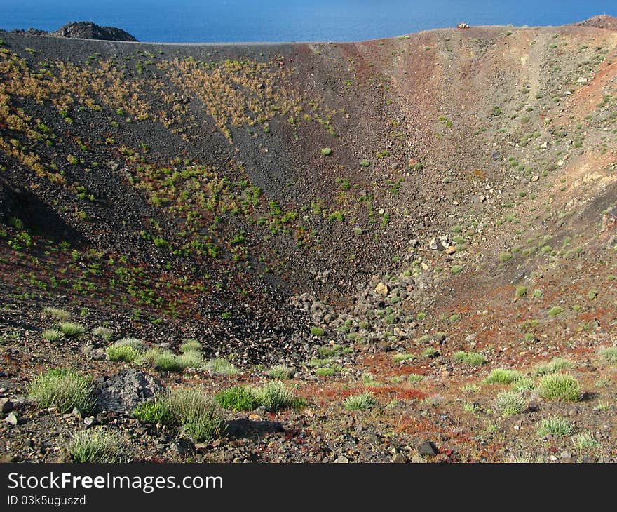 Island volcano.