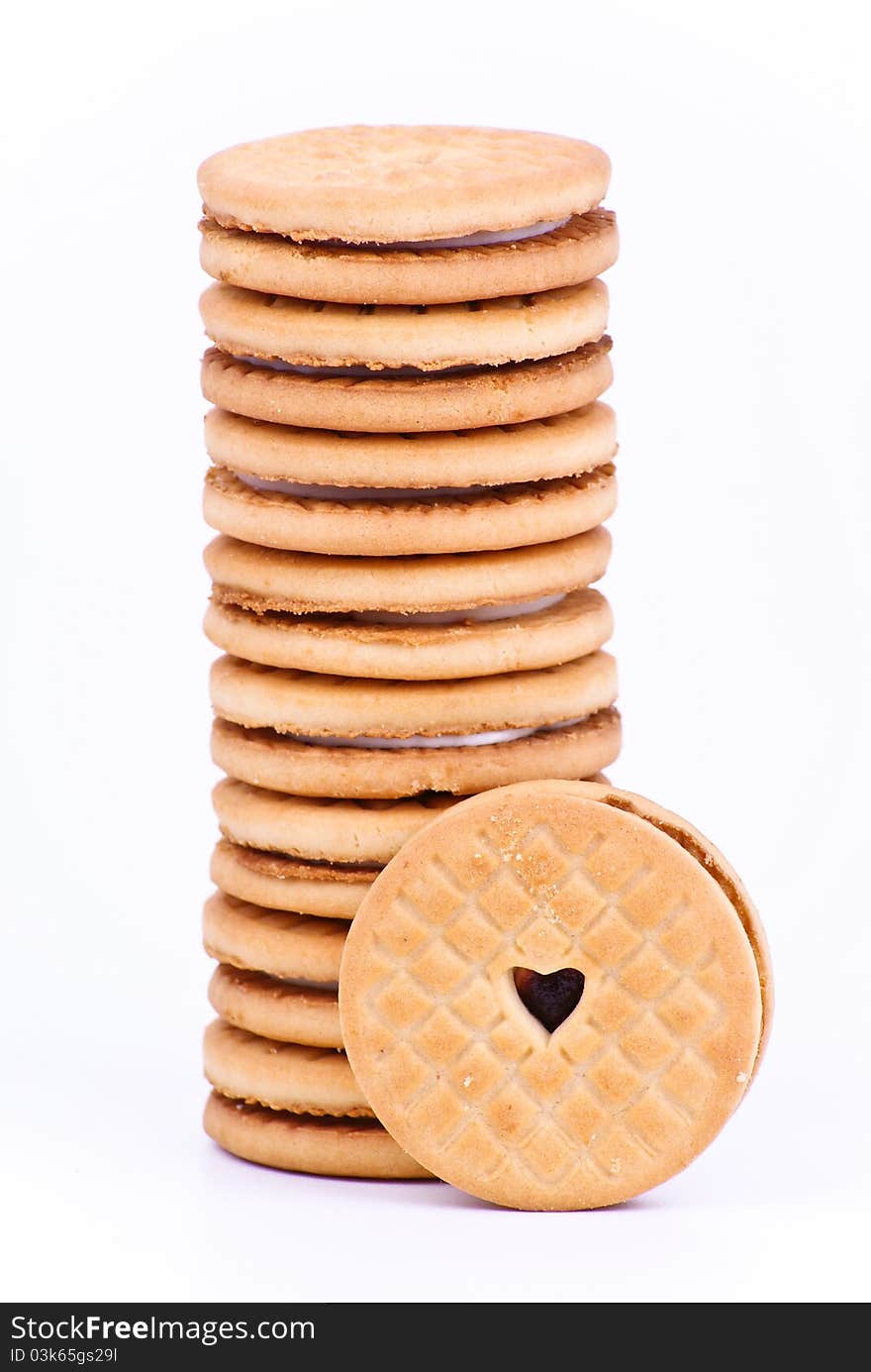 Photo of the cookies on white background