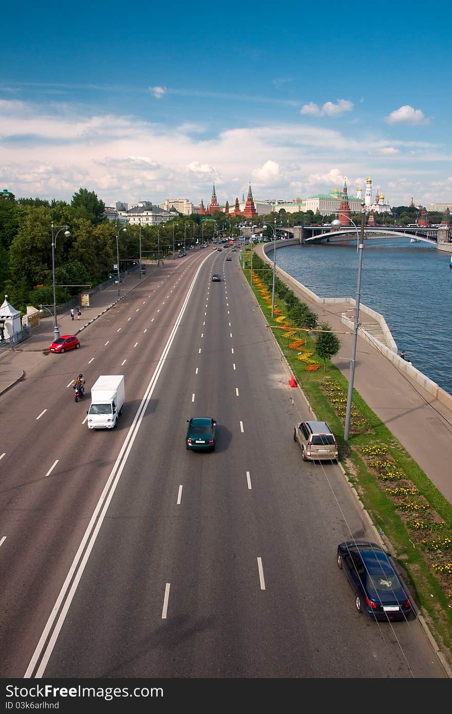 Highways of the Moscow and Kremlin