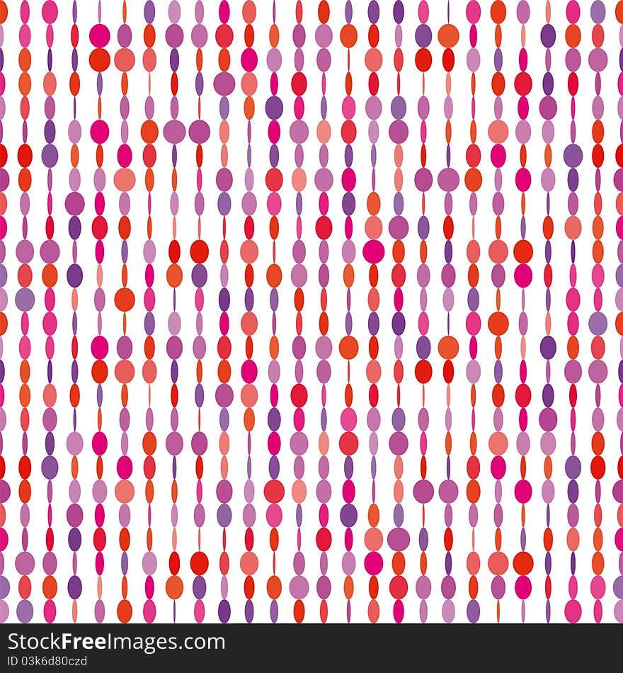 Candy Curtain Seamless Vector Pattern