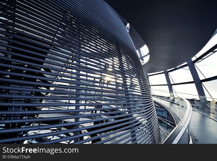 Inside the Reichstag Dome