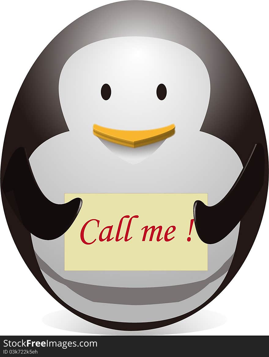 Penguin egg-shaped(call me)