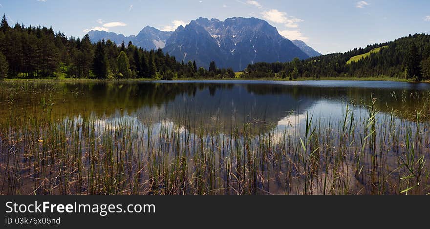 Lake In Alps