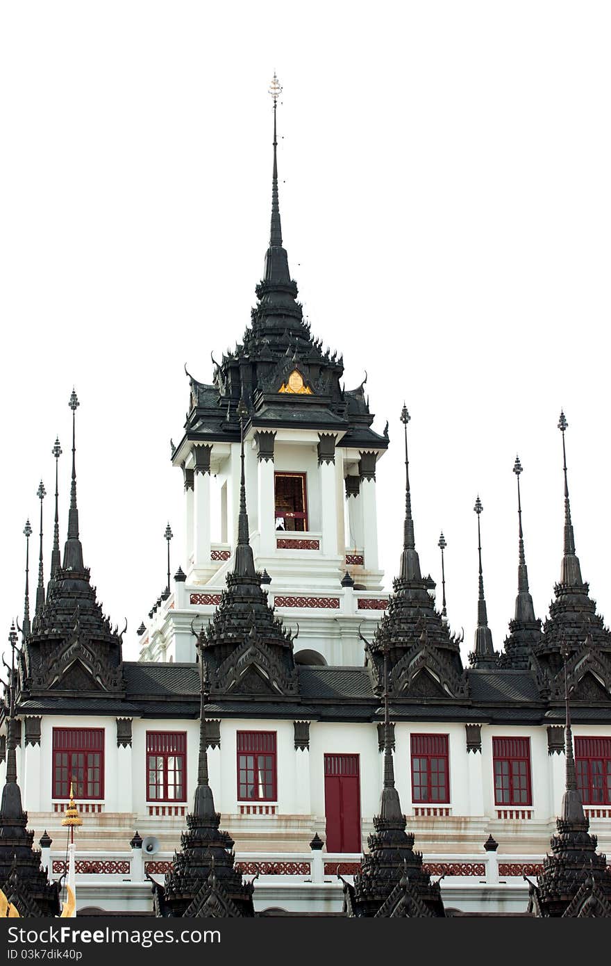 Loha Prasat Metal Palace Bangkok Thailand Travel