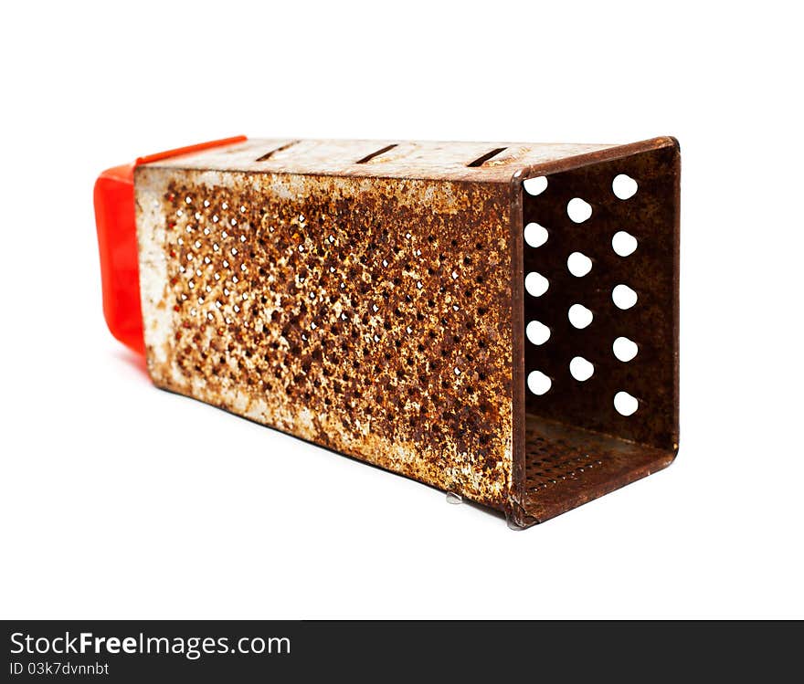 Rusty Kitchen Grater.