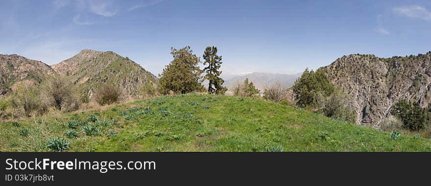 Chemgan Mountains in Uzbekistan Tashkent