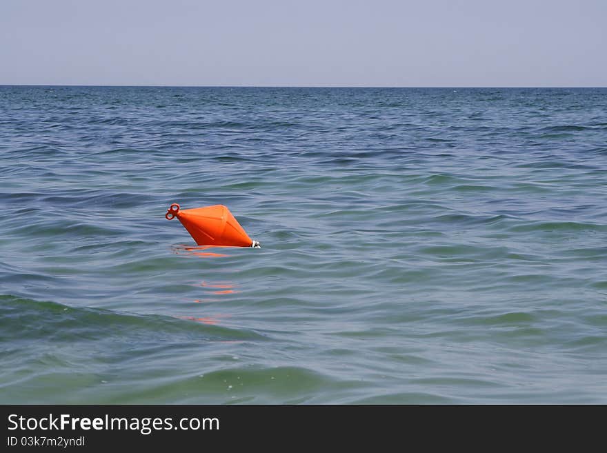 Orange buoy