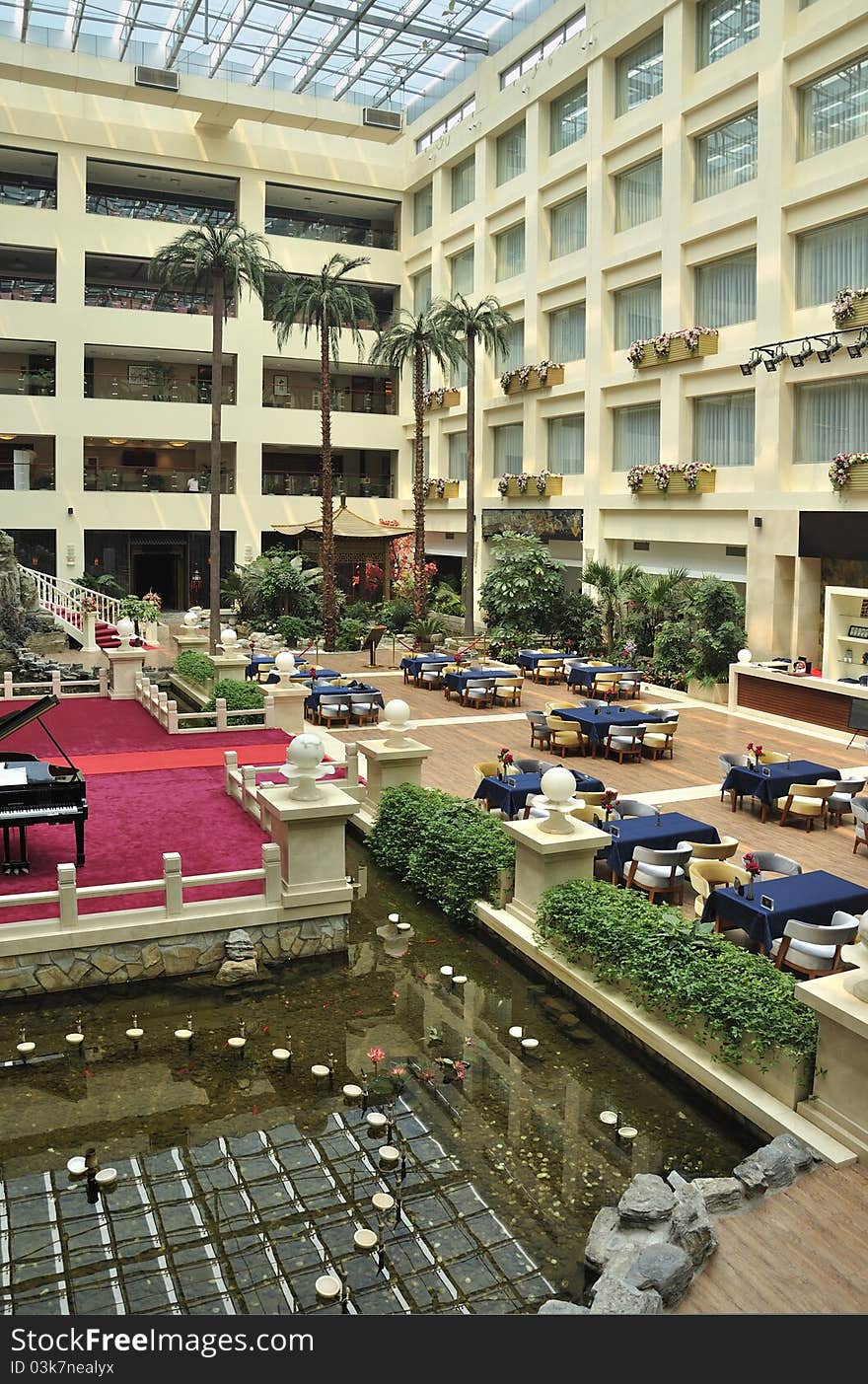 Hotel lobby Interior