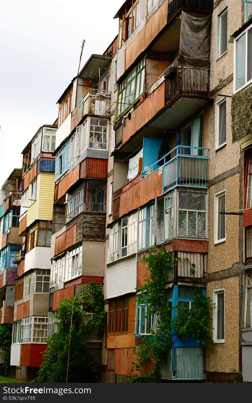 House with balcony