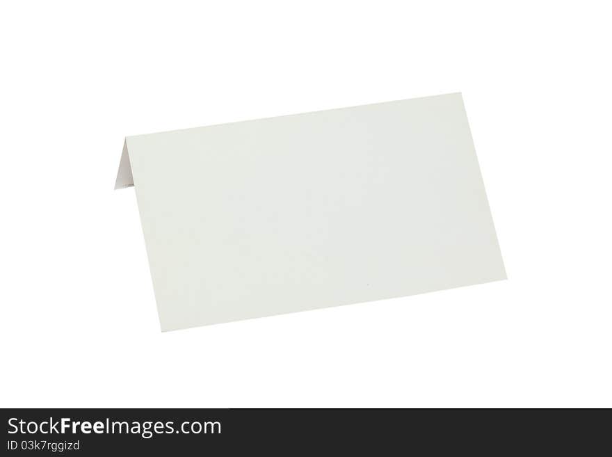 Paper isolated on white background