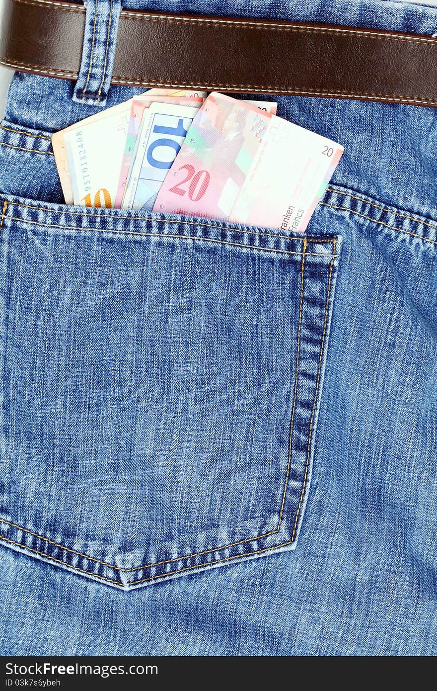 Jeans and money