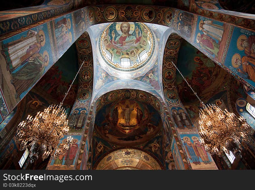 Church of the Savior on Blood. Interiors.