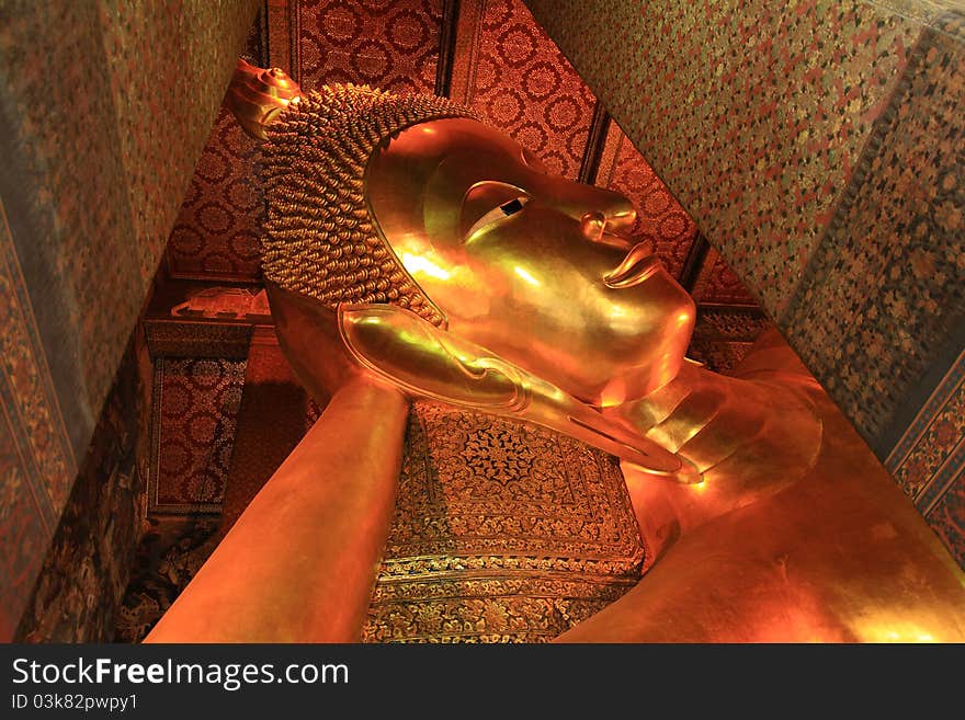 Reclining Buddha wat Pho Thailand