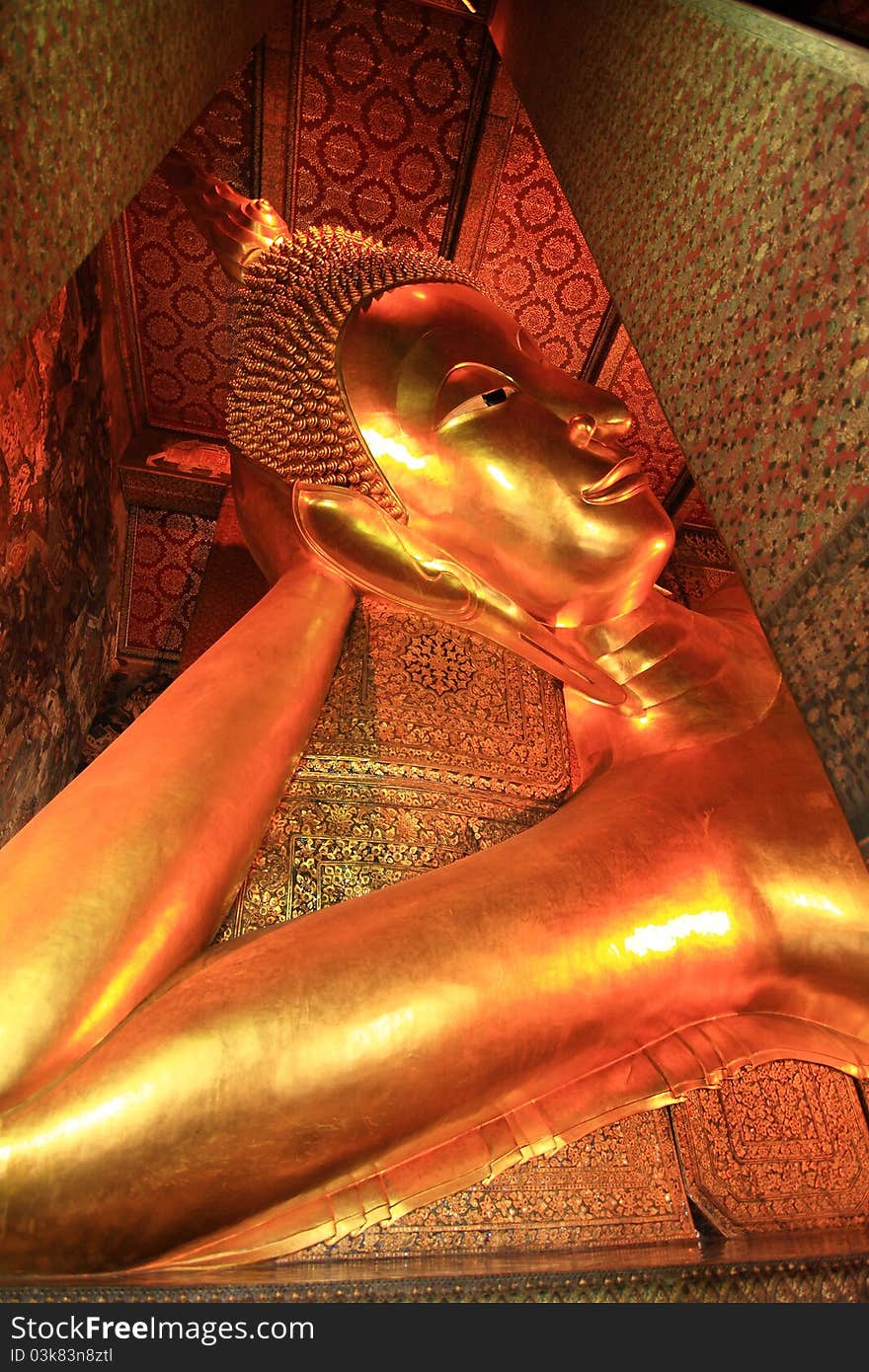 Reclining Buddha wat Pho Thailand