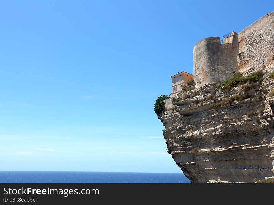 Cliff Castle Against The Sea